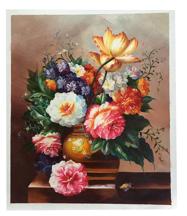 Compatible Oil Painting JAHRRIESNGE  for flower-lpg0350 