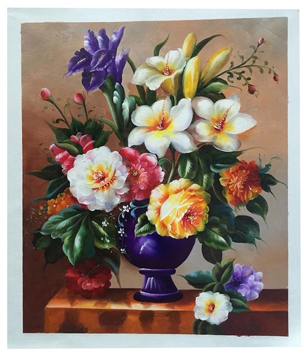 Compatible Oil Painting JAHRRIESNGE  for flower-lpg0351 