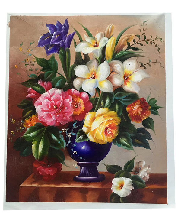 Compatible Oil Painting JAHRRIESNGE  for flower-lpg0352 