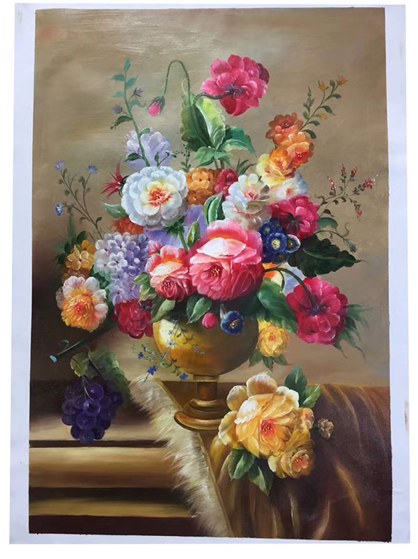 Compatible Oil Painting JAHRRIESNGE  for flower-lpg0363 