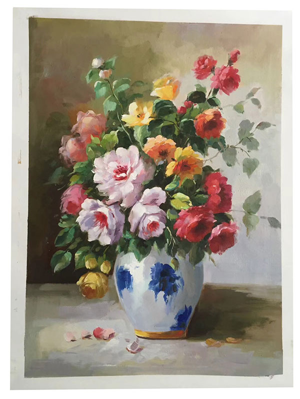 Compatible Oil Painting JAHRRIESNGE  for flower-lpg0366 