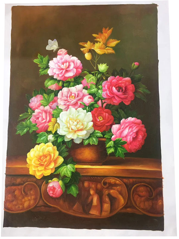 Compatible Oil Painting JAHRRIESNGE  for flower-lpg0378 