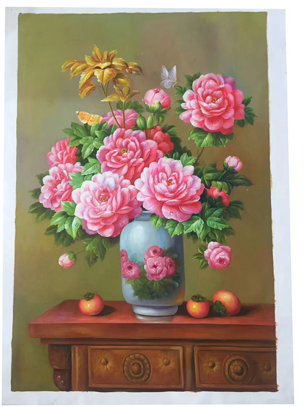 Compatible Oil Painting JAHRRIESNGE  for flower-lpg0379 