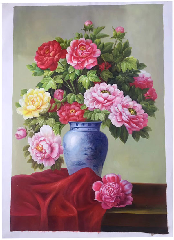 Compatible Oil Painting Jahrriesnge  for flower-lpg0380 