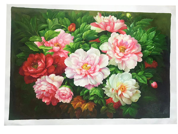 Compatible Oil Painting JAHRRIESNGE  for flower-lpg0382 