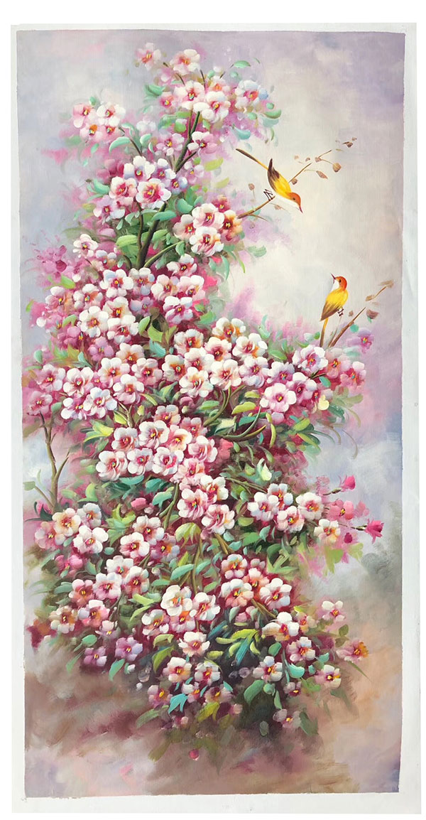 Compatible Oil Painting JAHRRIESNGE  for pine-flower-lpg400 