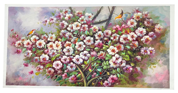 Compatible Oil Painting JAHRRIESNGE  for pine-flower-lpg403 