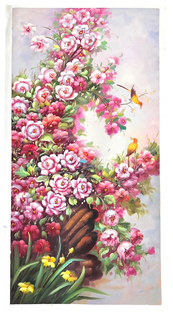 Compatible Oil Painting JAHRRIESNGE  for pine-flower-lpg404 