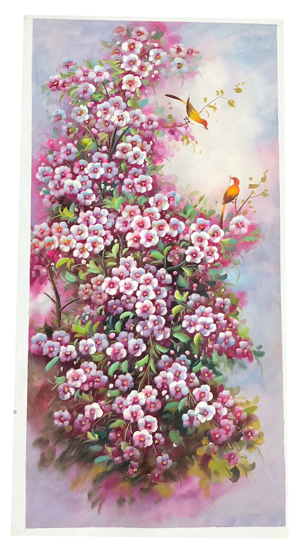 Compatible Oil Painting JAHRRIESNGE  for pine-flower-lpg406 