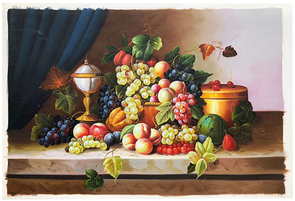 Compatible Oil Painting JAHRRIESNGE  for fruit-lpg409 