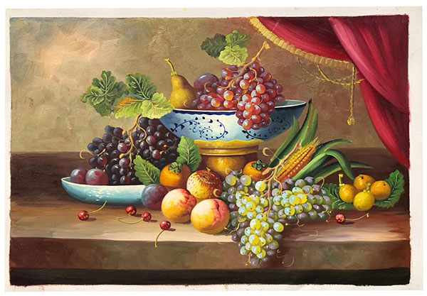 Compatible Still Life Jahrriesnge  for vase-fruits-lpg0876 