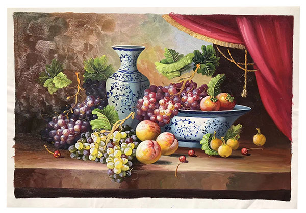 Compatible Still Life Jahrriesnge  for vase-fruits-lpg0877 