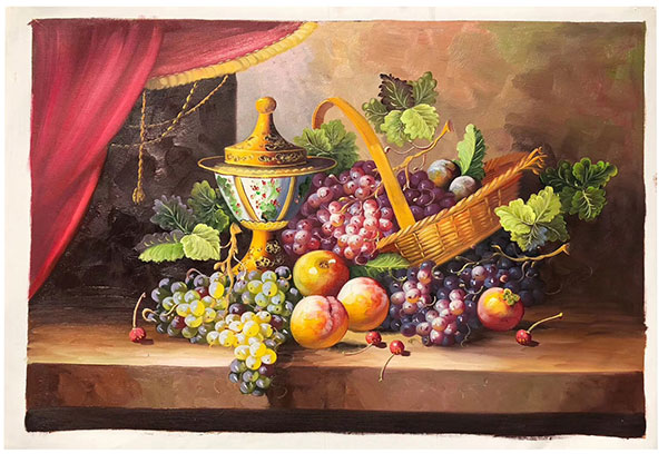 Compatible Still Life Jahrriesnge  for vase-fruits-lpg0878 