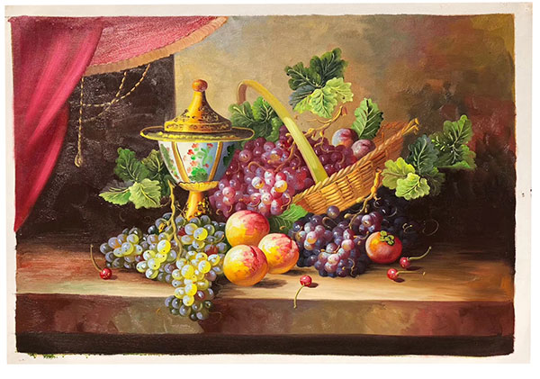 Compatible Still Life Jahrriesnge  for vase-fruits-lpg0883 