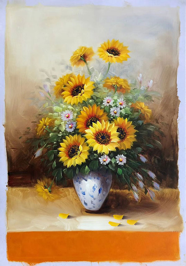 Compatible Still Life Jahrriesnge  for sunflower-lpg1934 