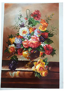 lpg0364 Floral Oil Painting