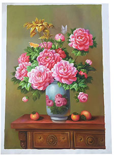 lpg0379 Floral Oil Painting